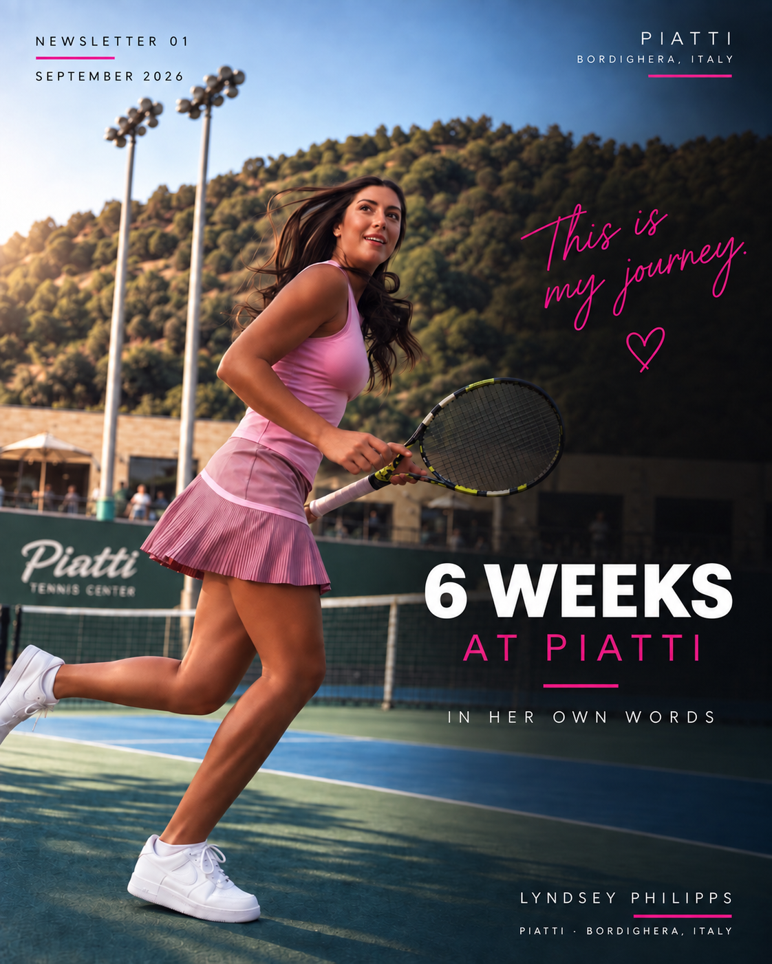 Lyndsey Philipps Newsletter 01 — 6 Weeks at Piatti